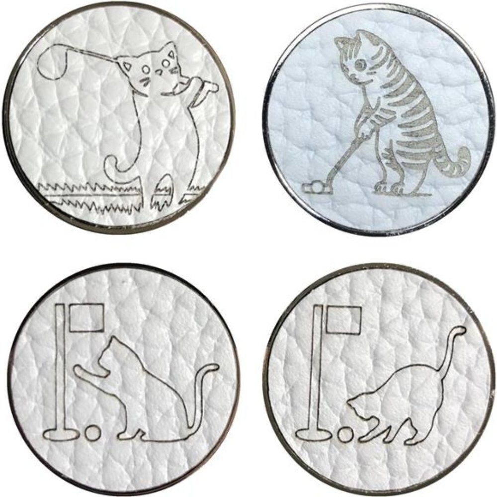 FCREW Golf Ball Markers with Paw Designs